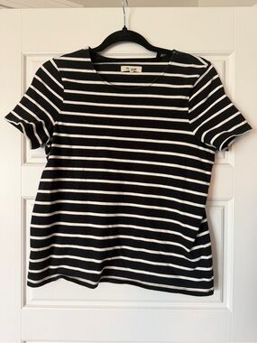 Madewell Classic Black & White Striped Women’s Tee